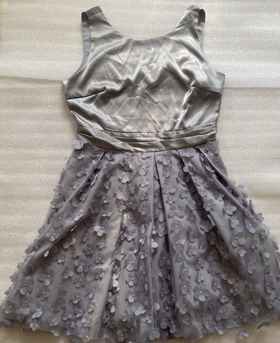 Damen festkleid silber grau - damen, silber/grau