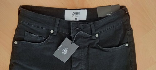 Sixth june jeans schwarz mit - jeans,