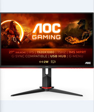 AOC Gaming 27G2U5 - 27 Zoll FHD Monitor, 75 Hz, 1ms - Brilliante Farben