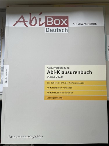 Abibox deutsch abitur 2023 - deutsch,