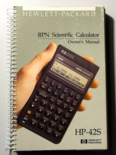 Handbuch für Hewlett Packard HP 42S Taschenrechner