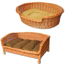 Hundekorb Katzenkorb aus Weide Katzenbett Hundebett Katzenliege Hundeliege