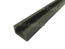 120 cm Alu Profil Schiene "C-Schiene"  f. Schubladen Bundeswehr Kabine Shelter