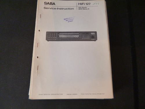 Original service manual - original,