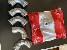 10x C-Stahl Pressfitting Bogen