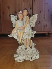 Zwei Formano-Figuren als Engel, ca. 23 cm hoch, tadellos u. wunderschön