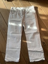 weiße Damenhose, Stoffhose, Arbeitshose, Berufsbekleidung, Gr. 40