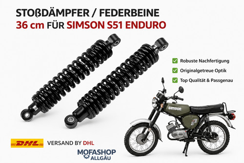 Federbeine stossdämpfer set - stossdämpfer,