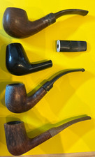 4 Alte Tabak Holz Pfeife 60-70erJ Sammlerstück  beraucht versch Modelle defekt