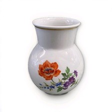 Meissen vase floral dekoriert - vase,