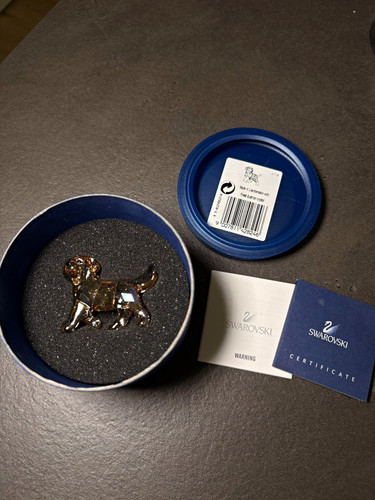 Swarovski golden retriever - golden,