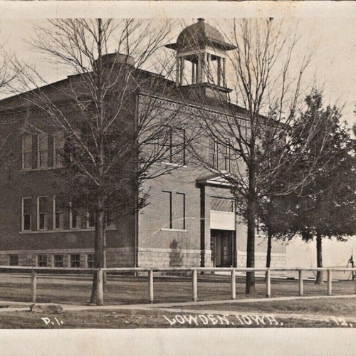Vintage 1913 rppc public - 1913, high