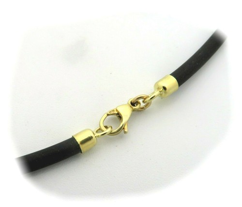 Kautschuk mit gold - gold, 585