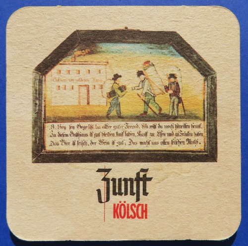 Bierdeckel zunft kölsch - zunft,