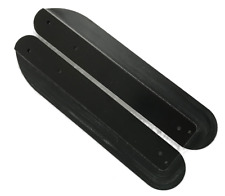 TonyKart Kart Chassis Protektoren Kufenplatten - Bordsteinfahrer - nur Seiten - schwarz