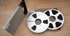 TDK / AMPEX Tonbänder Metall Spule (NAB) im Revox Schuber - 2 Stück, gebraucht