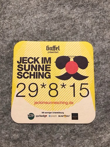 Alter bierdeckel beermat - alter,
