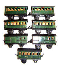 Konvolut 7 alte Märklin Spur