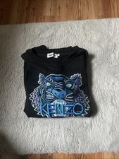 Kenzo pullover s in blau,schwarz ohne kapuze