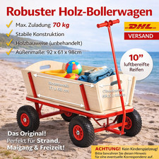 Bollerwagen Strandwagen Holz