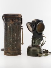 Antike deutsche Gasmaske +