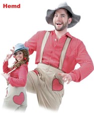 Karo-Hemd rot weiß kariertes