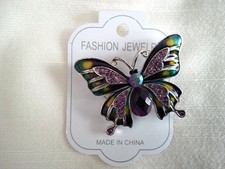 modeschmuck. SCHMETTERLING BROSCHE.  NEU