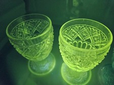Antike pressglas kelche - pressglas,