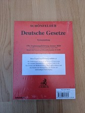 Schönfelder Deutsche Gesetze