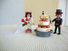 Playmobil Brautpaar mit Hochzeitstorte 4298 komplett - TOP-Zustand - selten