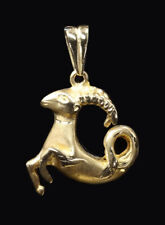 585/- 14 KGelbgold Anhänger, Sternzeichen Steinbock, guter Zustand.