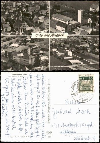 Ansichtskarte altdorf bei - altdorf,