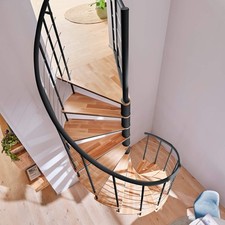 Spindeltreppe Intercon Select | Wendeltreppe für Innen | Stufen in Buche & Eiche