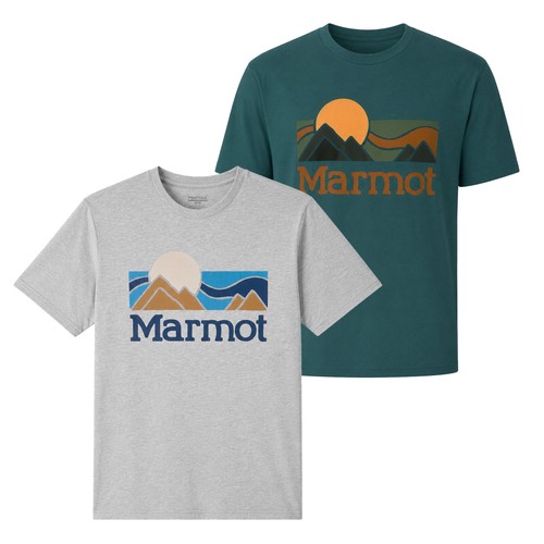 Marmot herren shirt - marmot, t-shirt
