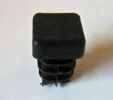 4 Stück Abdeckkappen Schwarz 12x12mm Fußkappen Endkappen Gleiter Lamellenstopfen