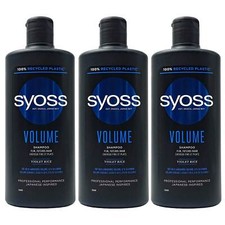 Syoss Volume Shampoo, (3er Pack) 440ml