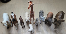 8 Schleich Tiere Zoo Bauernhof