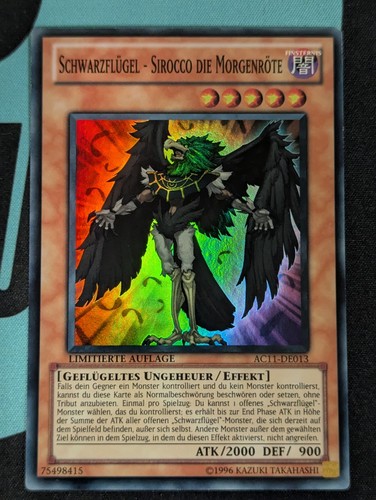 Schwarzflügel sirocco die - -,