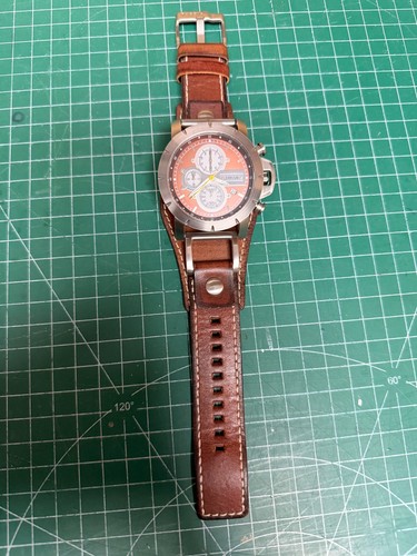 Fossil 1157 braun quarz - fossil,