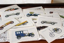 Buchseiten Alte Autos 32 Stück Vintage Papier basteln Junk Journal Nostalgie