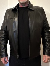 Schott NYC Lederjacke L – schweres Echtleder, sehr warm, klassischer Schnitt