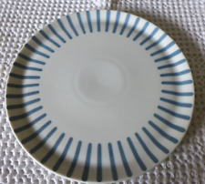 MELITTA ZÜRICH Streifen BLAU Kuchenteller 19,5cm 5-19 TOP/12 da/Frühstücksteller