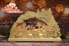 LED Schwibbogen Holzdesign