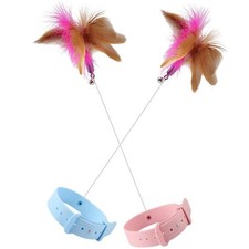 2 Pcs Katzenhalsband-spielzeug