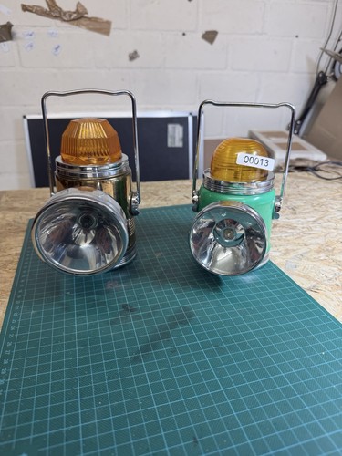 Vintage campinglampe - 2x,