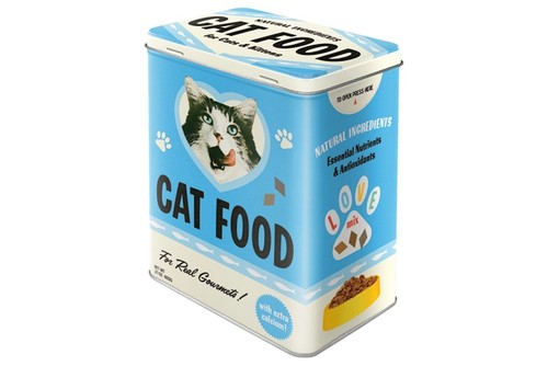Blechdose katzenfutter - "katzenfutter,
