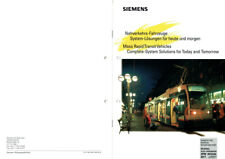 Siemens Product Info Nahverkehrs-Fahrzeuge System-Lösungen Mass Rapid Transit Ve