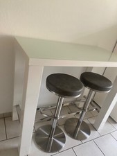 Hochtisch mit Stühlen Weiß