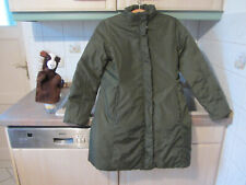 Lands End Daunen Wende- Mantel Damen Parka Winter grün Größe S 