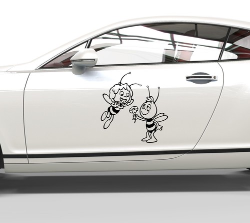 Autoaufkleber biene maja und - biene,